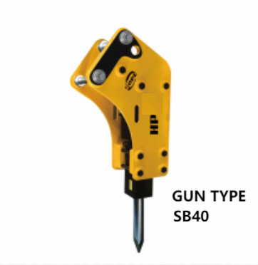 GEBRUIKBELIJK GAN TYPE ROCK EXCAVATOR HYDRAULIC BREAKER ALLOY STEEL SB 40 0,8-2,5 ton voor de graafmachine DOOSAN, SANY
