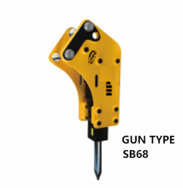 GEBRUIKBELIJK GAN TYPE ROCK EXCAVATOR HYDRAULIC BREAKER legering staal SB 68 4-6 TON