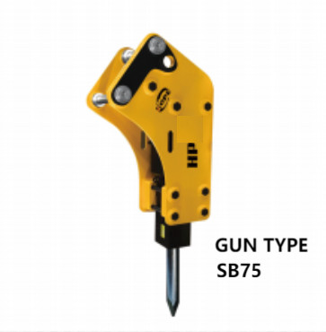 GEBRUIKBELIJK GAN TYPE ROCK EXCAVATOR HYDRAULIC BREAKER ALLOY STEEL SB 75 4,5-7 TONEN voor de graafmachine SANY