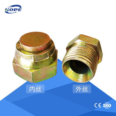 Graafmachine Hydraulische onderdelen IJzer Plug Breaker Head Hoogdruk slang Plug Olie Leakproof Schroefverbinding